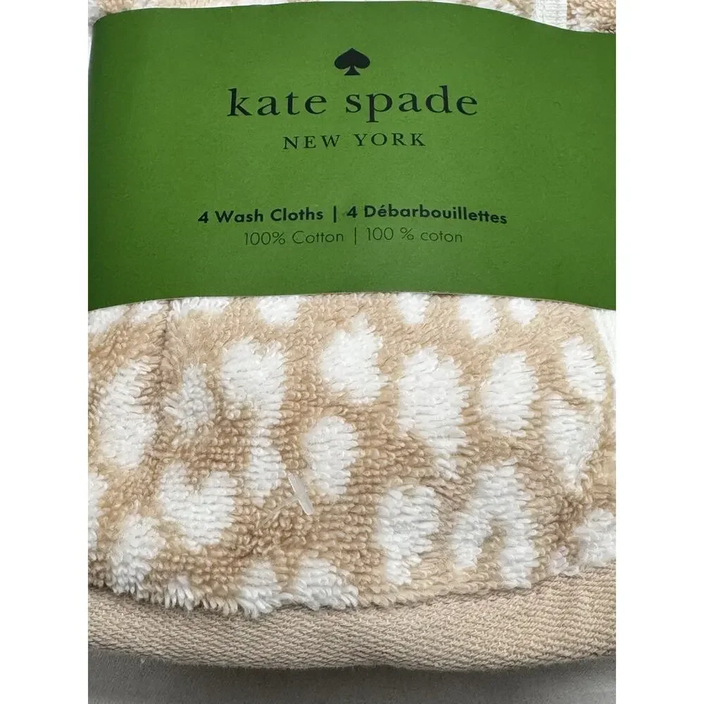 Kate Spade New York Animal Print Beige White 13